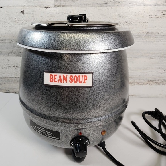 SYBO Other - 11 Qt Soup Kettle Warmer Commercial Grey Hammered Stainless Steel SB-6000-2G NEW